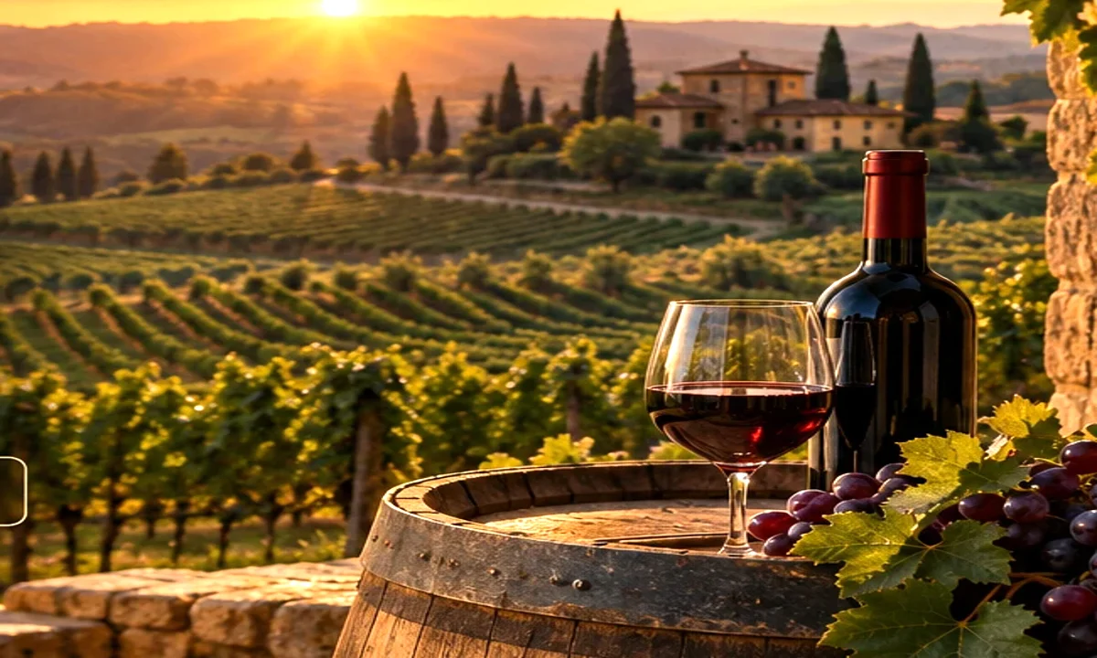 Vineyard landscape