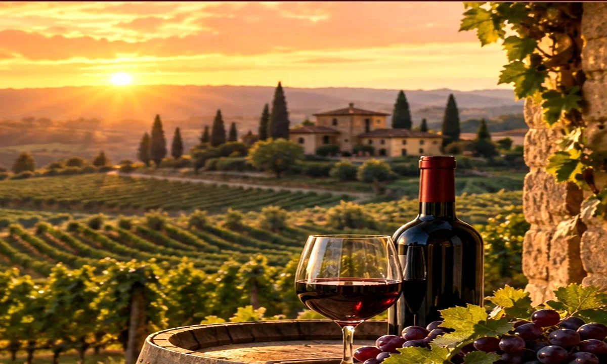 Vineyard landscape