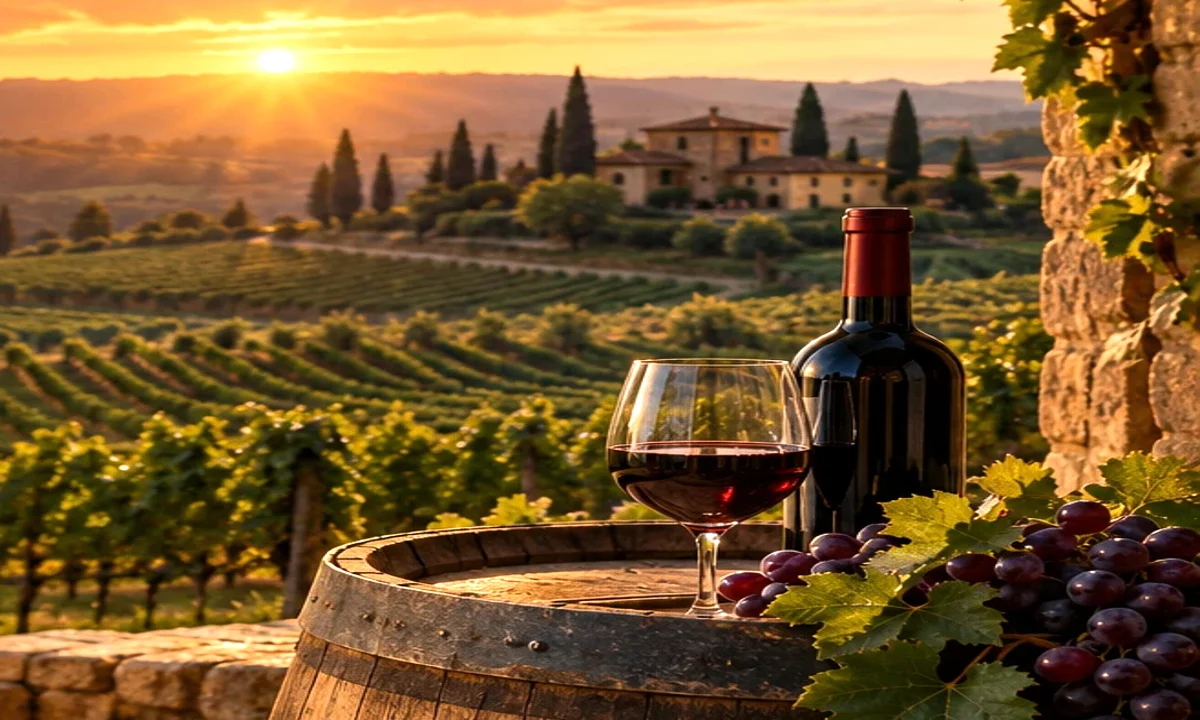 Vineyard landscape