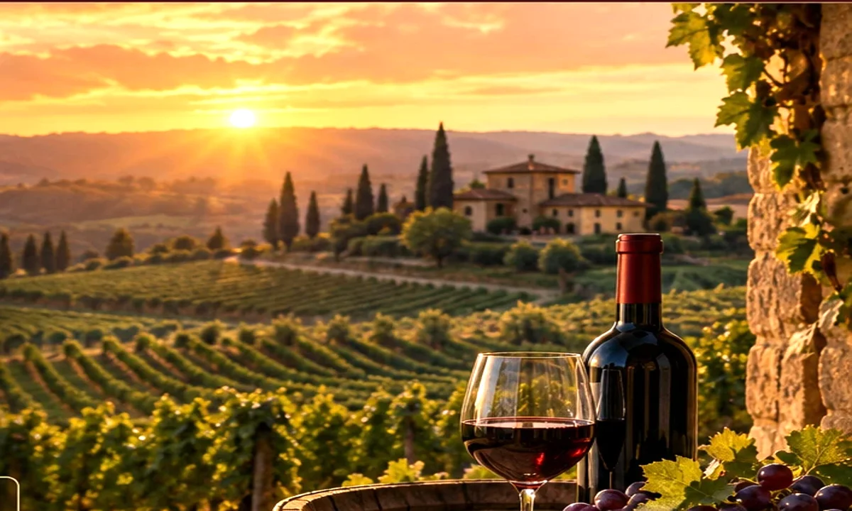 Vineyard landscape
